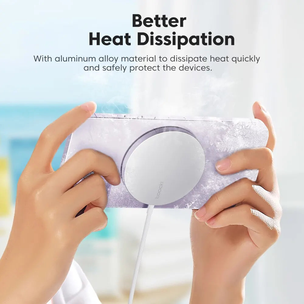 Toocki 15W Magnetic Wireless Charger  Attention