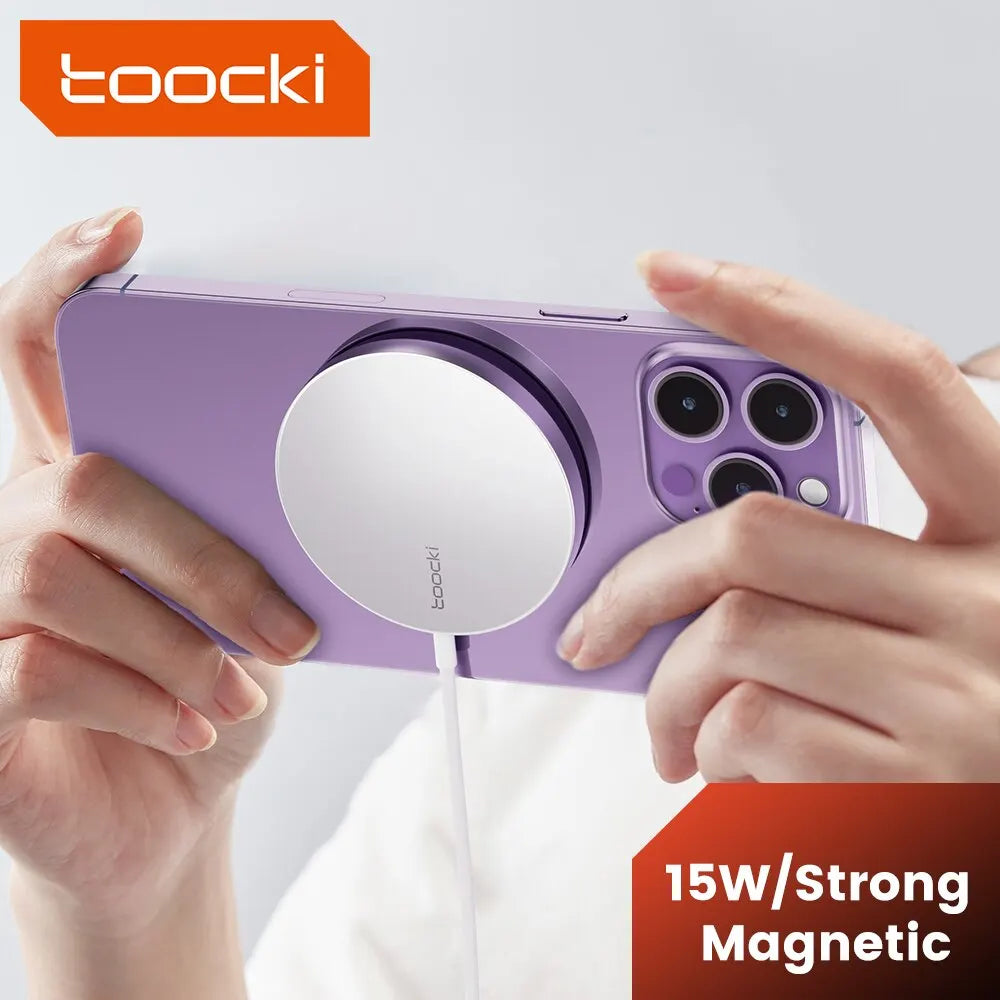 Toocki 15W Magnetic Wireless Charger  Attention